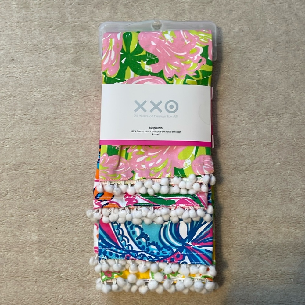 NWT Lilly Pulitzer cloth napkins
